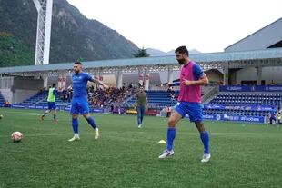 Postales de los protagonistas del FC Andorra, un club de ascenso meteórico.  