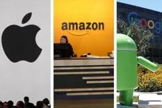 Apple, Amazon y Google: cuál será la primera en valer un billón de dólares