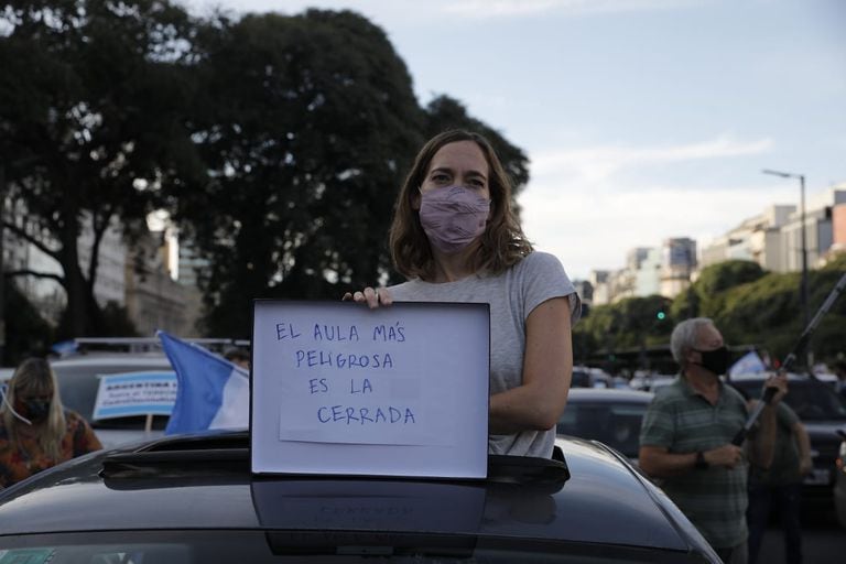 Protesta #17A en el Obelisco