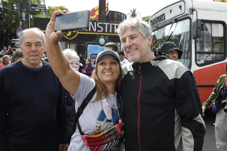 Amado Boudou, en la marcha por el Día de la Memoria