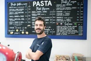 Mauro Lacagnina, cocinero oriundo de Biella, llegó enamorado de una argentina en 2016, y en 2021 abrió Pasta, en Belgrano