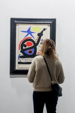 "La femme et l'oiseau", de Joan Miró", en la galería Mayoral: lo más caro de Arco