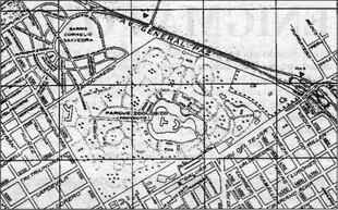 La mudanza del zoo porteño estaba tan avanzada que la guía Filcar, en una de sus ediciones de principios de la década del 40, ubicó al Jardín Zoológico en un plano de Parque Saavedra.
