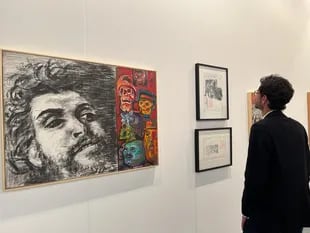 El "Che" Guevara por Antonio Berni, en Cosmocosa