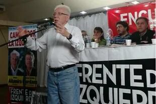 Jorge Altamira encabezó hoy un plenario con dirigentes de sindicatos combativos
