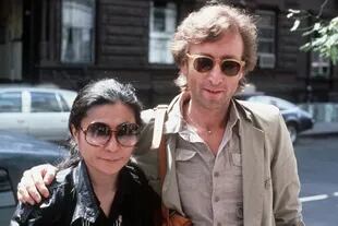 John Lennon y Yoko Ono en agosto de 1980