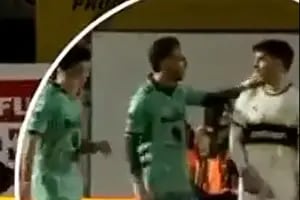El video que muestra el inicio de la pelea entre Nahuel Gallardo y los futbolistas de Boca