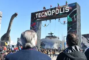 Alberto Fernández inauguró Tecnópolis con un breve saludo y un guiño a  Cristina Kirchner - LA NACION