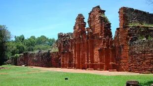Las ruinas de San Ignacio Miní son un punto obligado en las recorridas por Misiones