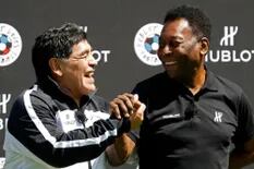 Maradona y Pelé, una montaña rusa de amor y odio entre dos súper estrellas
