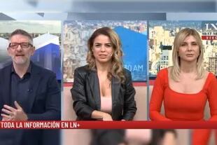 Los periodistas hablaron sobre sus looks (Captura video)