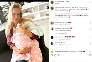 El emotivo posteo de Luisana Lopilato a una semana del nacimiento de su hija Cielo (Foto: Instagram @luisanalopilato)