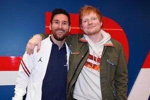 Ed Sheeran le dedicó un especial mensaje a Lionel Messi luego de su encuentro en París
