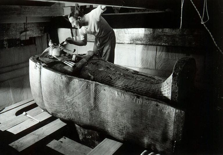 Howard Carter nunca creyó en la leyenda de la maldición de la tumba de Tutankamón