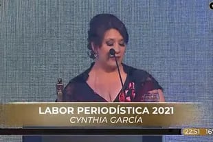 Cynthia García, mejor labor periodística en 2021