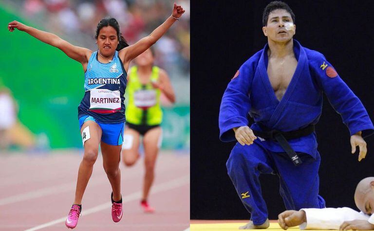 La atleta Yanina Martínez y el judoca Fabián Ramírez serán los abanderados de la delegación nacional