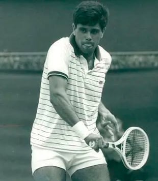 El brasileño Cassio Motta, 48° de singles en 1986, compartió muchos entrenamientos y viajes con Vilas