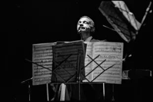 Astor Piazzolla, músico argentino. Bandoneonista. 1978