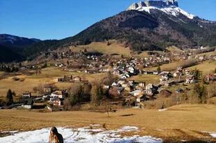 Le Sappey en Chartreuse, un pueblo en una de las montañas que rodea Grenoble. A 15 minutos de la ciudad.