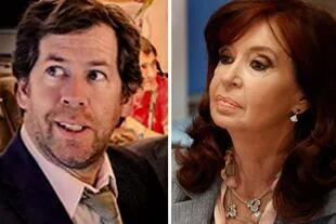 Juan Pablo Biondi y Cristina Kirchner