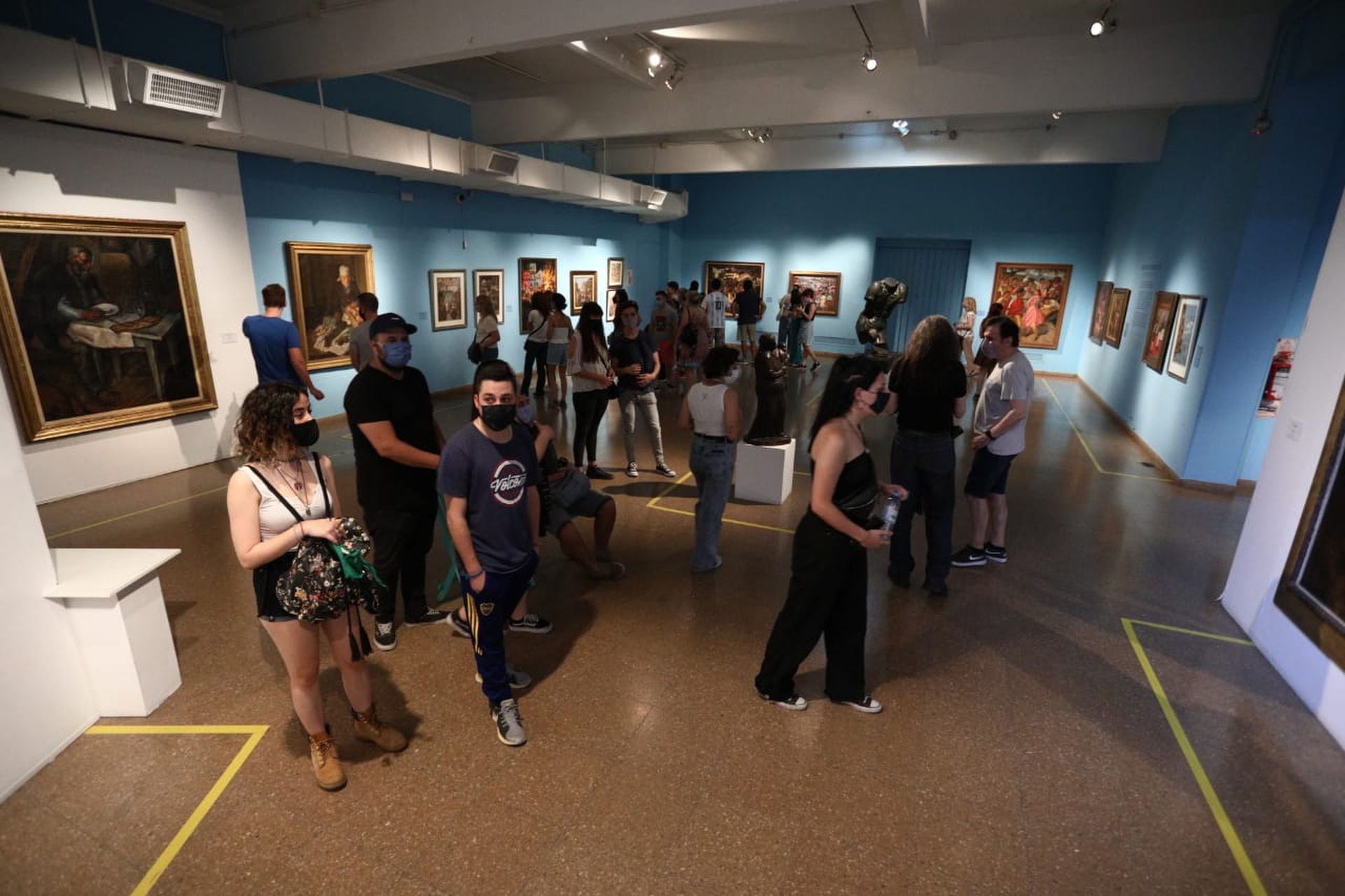 El Museo Benito Quinquela Martín, en La Boca, durante la Noche de los Museos