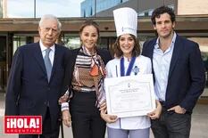 La hija de Isabel Preysler se recibió de chef en la sede madrileña del prestigioso Le Cordon Bleu