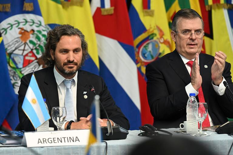 Apertura de la XXII cumbre de la Comunidad de Estados Latinoamericanos y Caribeños (Celac) que se desarrolla en el palacio San Martín.
