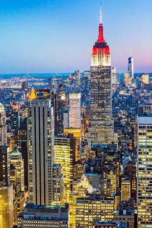 Vista del Empire State desde el Rockefeller Center