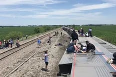 El estremecedor video y relato de un pasajero que sobrevivió al descarrilamiento del tren