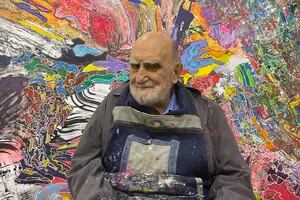 Luis Felipe “Yuyo” Noé. “Estoy por cumplir 90 años y cada vez me siento más joven como pintor”