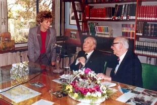 El día que Jorge Luis Borges visitó la biblioteca del colegio Ward
