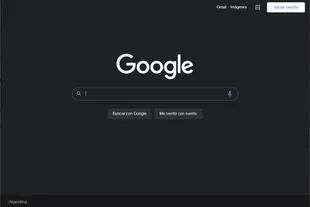Así luce el modo oscuro en uno de los diseños que Google testea en los navegadores para la versión de escritorio de su buscador web