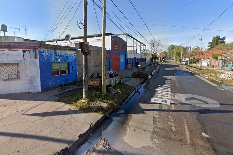 Bustos al 800, en Lomas de Zamora, el lugar donde mataron de un disparo a un adolescente de 14 años
