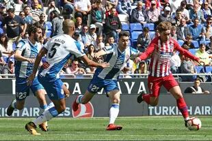 El Atlético de Diego Simeone sufrió una goleada ante Espanyol.