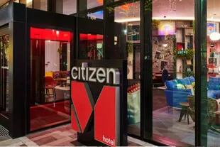 El CitizenM Miami Worldcenter está ubicado en 700 NE 2nd Avenue