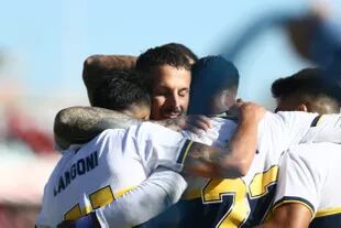 En su último partido Boca Juniors, tras la salida de Hugo Ibarra, le ganó a Barracas Central 3 a 0