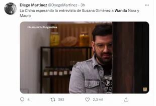 Memes tras la entrevista de Susana Giménez a Wanda Nara (Foto: Captura Twitter/@DyegoMartinez)