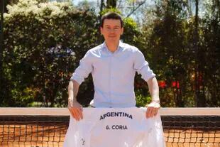 Guillermo Coria, nuevo capitán del equipo argentino de la Copa Davis. 