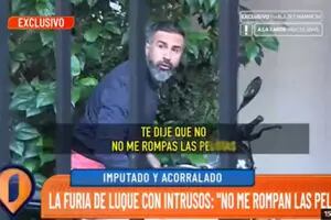 La furia de Leopoldo Luque, el médico de Maradona, con el cronista de Intrusos: "¡Te dije que no!"