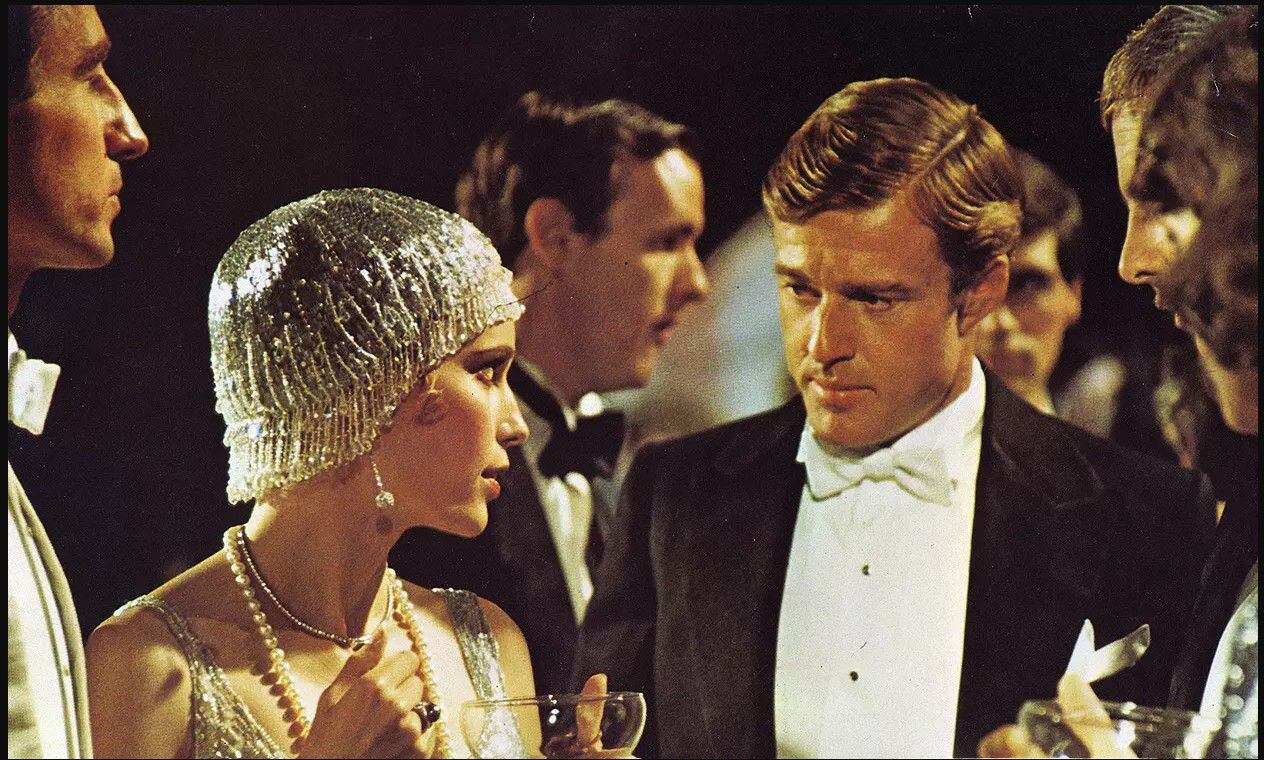 Mia Farrow y Robert Redford en una escena de El Gran Gatsby