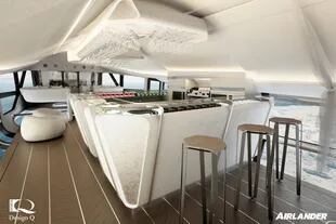 El interior del Airlander 10, que llevará 19 pasajeros más la tripulación
