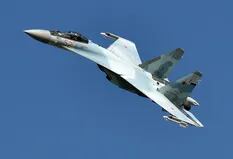 Ucrania derribó un avión caza Su-35 en Kherson