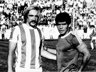 Cu Maradona a împărțit selecția din 1979 și l-a înfruntat într-un Talleres vs. Argentine Juniors