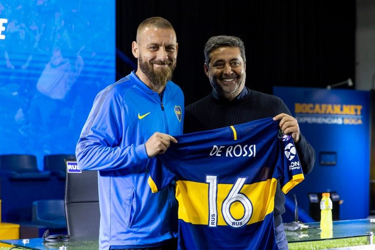 Presentación de Daniele De Rossi como nuevo jugador de Boca Juniors
