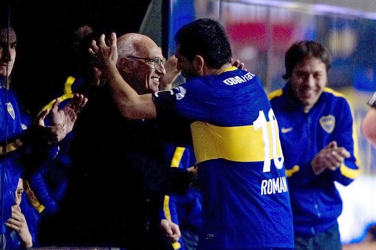 Carlos Bianchi y Juan Román Riquelme, una historia de afecto y de respaldos mutuos en Boca