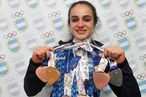 Juegos Odesur. Martina Dominici: seis medallas para la ilusión argentina