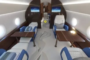 Vista exclusiva al interior del jet supersónico presidencial de Estados Unidos