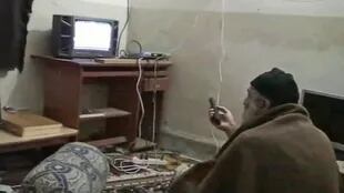 Una de las últimas imágenes de Osama ben Laden, en Abbottabad