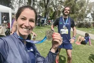 Augusto Mustafé y Martina Oriozabala se concocieron el la maratón de 42 km de Buenos Aires
