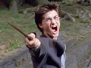 Daniel Radcliffe como Harry Potter en la película de Warner Harry Potter y el prisionero de Azkaban. (Foto AP / Warner Bros.)